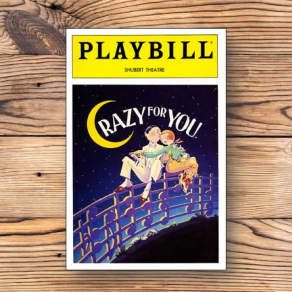 Crazy For You Playbill Broadway‎ Musical Refrigerator Fridge Locker Magnet